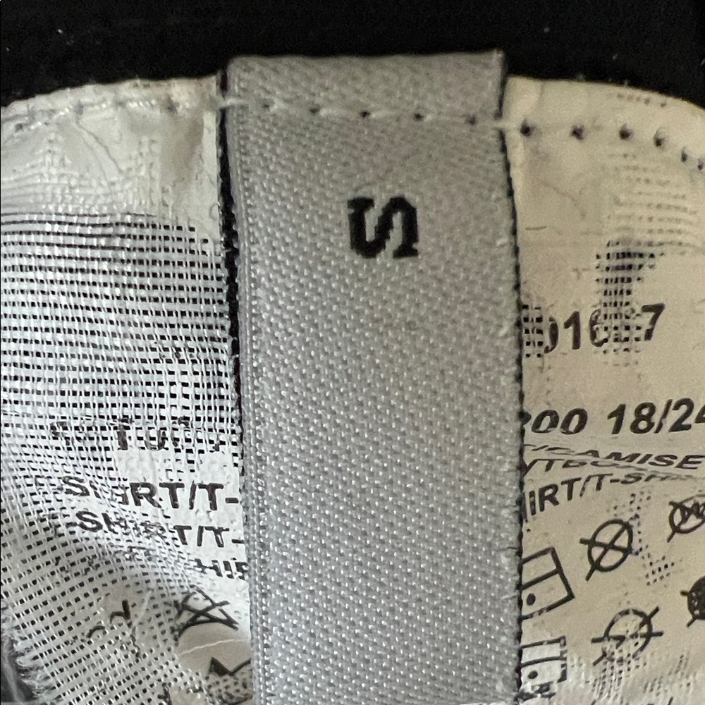 Trussardi Black Tee with Pink and White Graphic - Picture 5 of 8